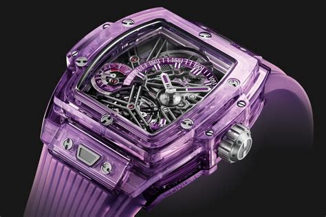 hublot purple watch|hublot big bang sapphire.